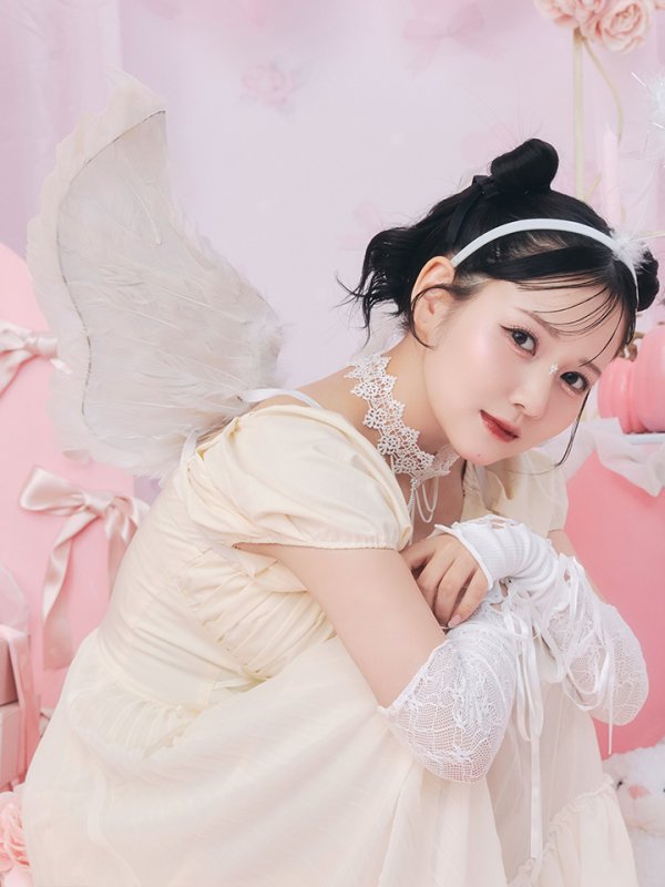 画像13: 【SALE!!】【即日発送！】【ハロウィン】 天使プリーツスカートワンピ 【コスプレ5点セット】 【S-XLサイズ/１カラー】[HC03-H]