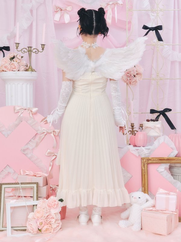 画像14: 【SALE!!】【即日発送！】【ハロウィン】 天使プリーツスカートワンピ 【コスプレ5点セット】 【S-XLサイズ/１カラー】[HC03-H]