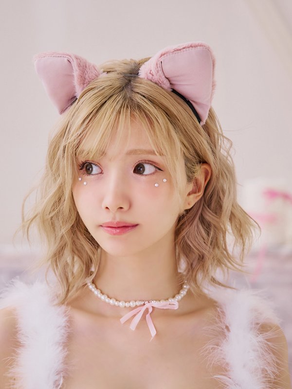 画像16: 【SALE!!】【即日発送！】【ハロウィン】猫リボンツイードワンピース 【コスプレ5点セット】 【XS-XLサイズ/2カラー】[OF01]