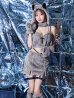 画像2: 【PyunA.コラボ】 【即日発送！】【ハロウィン】フード付きウルフセットアップ 【コスプレ7点セット】 【XS-Mサイズ/1カラー】[YMT] (2)