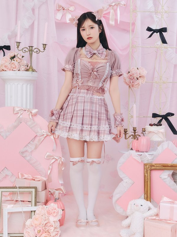 画像29: 【即日発送！】【sugar nine×マリームーンコラボ】 【ハロウィン】マリームーンコラボ制服ネコセットアップ 【コスプレ7点セット】 【XS-Lサイズ/2カラー】[OF04]