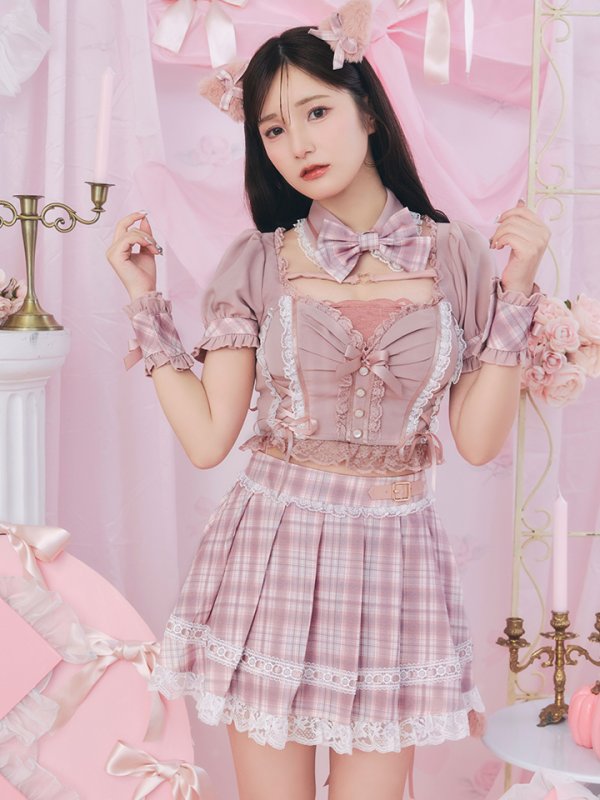 画像41: 【即日発送！】【sugar nine×マリームーンコラボ】 【ハロウィン】マリームーンコラボ制服ネコセットアップ 【コスプレ7点セット】 【XS-Lサイズ/2カラー】[OF04]