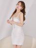 ホワイト　モデル：ゆめ　身長：160cm　着用サイズ：Sサイズ