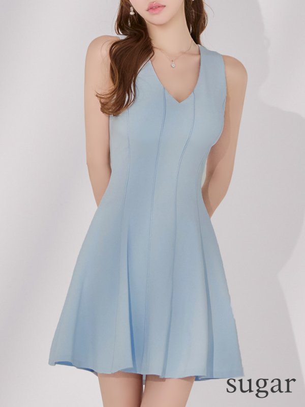 ブルー モデル:ゆめ 身長:160cm 着用サイズ:Sサイズ