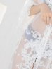 画像3: 【ビキニ】【水着小物：カーディガン】ロングスリーブレースカーディガン[YMT]