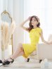 画像25: XS-Lサイズあり 【GINZA COUTURE/銀座クチュール】シンプル/ ワンカラー/ ノースリーブ/ タイト/ 膝丈/ ミディアムドレス/ キャバドレス[OF2]