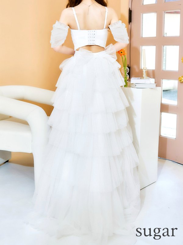 アイボリー モデル:ゆめ 身長:160cm 着用サイズ:8号(Sサイズ)