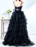ブラック モデル：真優川咲　身長：158cm　着用サイズ：8号(Sサイズ)