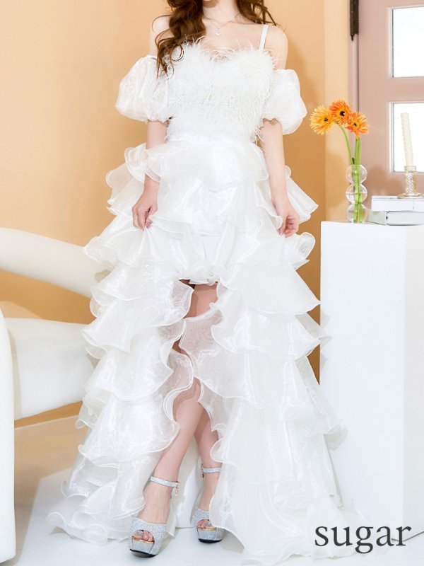 アイボリー モデル:ゆめ 身長:160cm 着用サイズ:8号(Sサイズ)