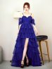 ダークブルー モデル：ゆめ　身長：160cm　着用サイズ：8号(Sサイズ)