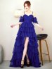 ダークブルー モデル：ゆめ　身長：160cm　着用サイズ：8号(Sサイズ)