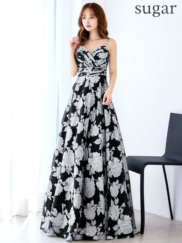 ブラックシルバー モデル：ゆめ　身長：160cm　着用サイズ：8号(Sサイズ)