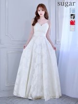 Lサイズあり【CLEO CLOE/ クレオ クロエ】 オケージョンドレス/ パーティードレス/ ステージドレス/ イベントドレス/ フラワープリント/ キャミソール/ バストタック/ Aライン/ フレア/ ロングドレス long[OF05]