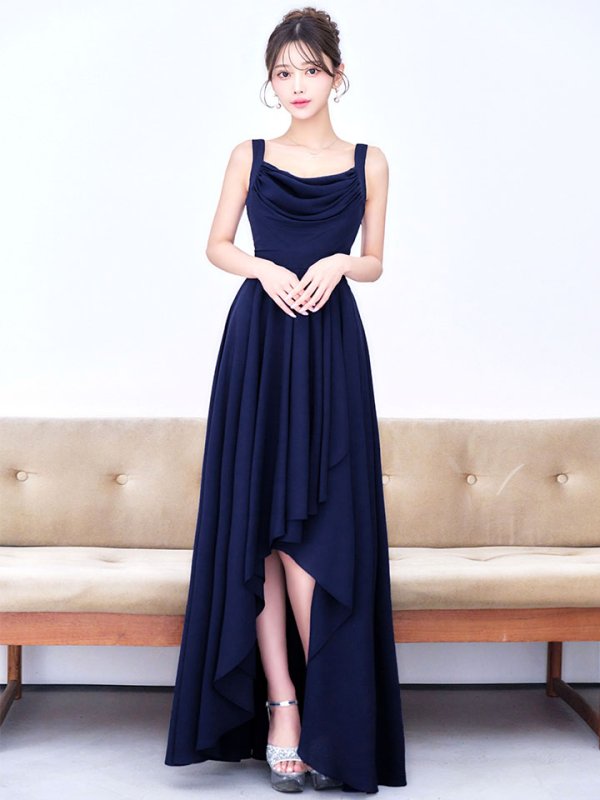 ネイビー モデル：るりぴ　身長：165cm　着用サイズ：8号(Sサイズ)