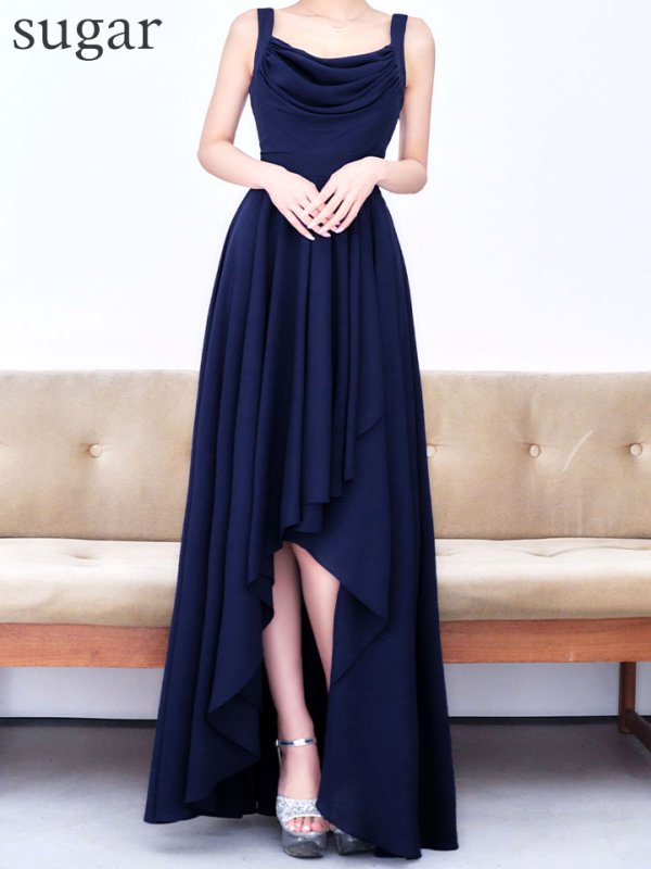 ネイビー モデル：るりぴ　身長：165cm　着用サイズ：8号(Sサイズ)