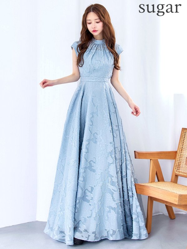 パウダーブルー モデル：ゆめ　身長：160cm　着用サイズ：8号(Sサイズ)