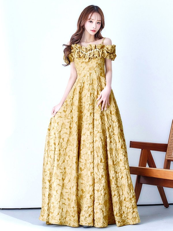 セイロンイエロー モデル：真優川咲　身長：158cm　着用サイズ：8号(Sサイズ)