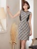 画像14: 【GINZA COUTURE/銀座クチュール】 チェックツイード/ ノースリーブ/ タイト/ ワンピース/ キャバドレス[OF2]