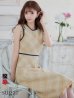 画像10: XSサイズあり 【GINZA COUTURE/銀座クチュール】 ツイード/ ノースリーブ/ Aライン/ ワンピース/ ひざ丈/ ミディアムドレス/ キャバドレス[OF2]