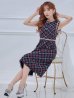 画像21: XSサイズあり 【GINZA COUTURE/銀座クチュール】 ツイード/ ノースリーブ/ Aライン/ ワンピース/ ひざ丈/ ミディアムドレス/ キャバドレス[OF2]