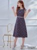 画像23: XSサイズあり 【GINZA COUTURE/銀座クチュール】 ツイード/ ノースリーブ/ Aライン/ ワンピース/ ひざ丈/ ミディアムドレス/ キャバドレス[OF2]