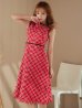 画像32: XSサイズあり 【GINZA COUTURE/銀座クチュール】 ツイード/ ノースリーブ/ Aライン/ ワンピース/ ひざ丈/ ミディアムドレス/ キャバドレス[OF2]