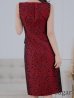 画像29: XS-Lサイズあり 【GINZA COUTURE/銀座クチュール】フロントジップ/ レオパード柄/ ポケット付き/ ジャガード/ タイト/ ひざ丈/ ワンピース/ ミディアムドレス/ キャバドレス[OF2]