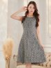 画像4: 【GINZA COUTURE/銀座クチュール】 ツイード/ ノースリーブ/ Aライン/ ワンピース/ ひざ丈/ ミディアムドレス/フレア/ キャバドレス[OF2]
