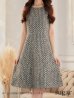 画像8: 【GINZA COUTURE/銀座クチュール】 ツイード/ ノースリーブ/ Aライン/ ワンピース/ ひざ丈/ ミディアムドレス/フレア/ キャバドレス[OF2]