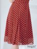 画像11: XS-Lサイズあり 【GINZA COUTURE/銀座クチュール】ドット柄/ ノースリーブ/ 膝丈/ Aライン/ ワンピース/ ミディアムドレス/ キャバドレス[OF2]
