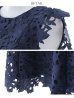 画像41: XS-Lサイズあり 【GINZA COUTURE/銀座クチュール】レース/ ワンカラー/ ノースリーブ/ Aライン/ フレア/ 膝丈/ ミディアムドレス/ キャバドレス[OF2]
