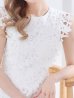 画像18: XS-Lサイズあり 【GINZA COUTURE/銀座クチュール】レース/ ワンカラー/ ノースリーブ/ Aライン/ フレア/ 膝丈/ ミディアムドレス/ キャバドレス[OF2]