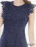 画像10: XS-Lサイズあり 【GINZA COUTURE/銀座クチュール】レース/ ワンカラー/ ノースリーブ/ Aライン/ フレア/ 膝丈/ ミディアムドレス/ キャバドレス[OF2]