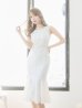 画像13: XS-Lサイズあり 【GINZA COUTURE/銀座クチュール】シンプル/ ワンカラー/ ノースリーブ/ マーメイド/ ミディアム丈/ ワンピース/ ミディアムドレス/ キャバドレス[OF2]