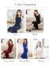 画像31: XS-Lサイズあり 【GINZA COUTURE/銀座クチュール】シンプル/ ワンカラー/ ノースリーブ/ マーメイド/ ミディアム丈/ ワンピース/ ミディアムドレス/ キャバドレス[OF2]