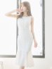 画像15: XS-Lサイズあり 【GINZA COUTURE/銀座クチュール】シンプル/ ワンカラー/ ノースリーブ/ マーメイド/ ミディアム丈/ ワンピース/ ミディアムドレス/ キャバドレス[OF2]