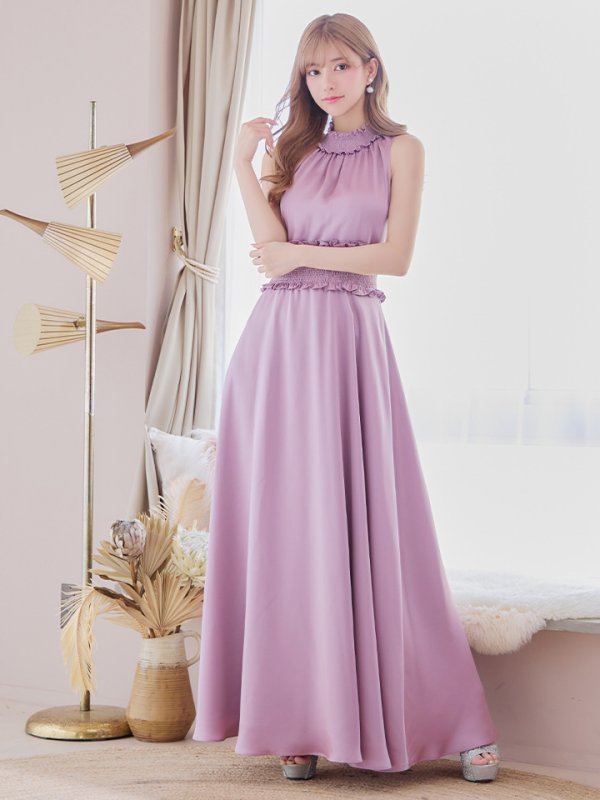 ラベンダー モデル:ゆりお 身長:165cm 着用サイズ:7号(Sサイズ)