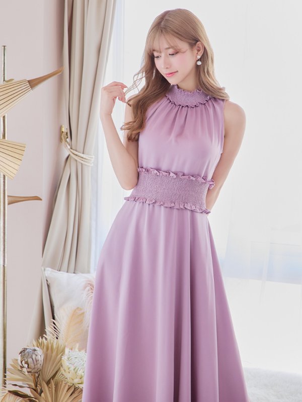 ラベンダー モデル:ゆりお 身長:165cm 着用サイズ:7号(Sサイズ)