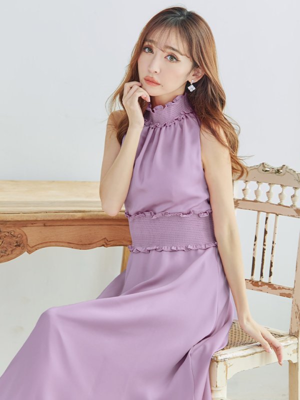 ラベンダー モデル:杉山佳那恵 身長:158cm 着用サイズ:5号(XSサイズ)