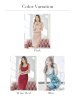 画像22: XS-Lサイズあり 【GINZA COUTURE/銀座クチュール】ヴィンテージフラワープリント/ スクエアネック/ ノースリーブ/ タイト/ 膝丈/ ミディアムドレス/ キャバドレス[OF2]