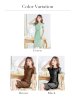 画像25: XS-Lサイズあり 【GINZA COUTURE/銀座クチュール】ワンカラー/ 半袖/ ウエストリボン/ シンプル/ ミディアム丈/ 膝丈/ ワンピース/ ミニドレス/ キャバドレス[OF2]
