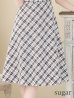 画像11: XS-Lサイズあり 【GINZA COUTURE/銀座クチュール】ツイード/ ノースリーブ/ Aライン/ フレア/ 膝丈/ ミディアムドレス/ キャバドレス[OF2]