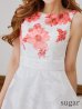 画像13: XS-Lサイズあり 【GINZA COUTURE/銀座クチュール】フラワープリント/ ノースリーブ/ フレア/ Aライン/ ロングドレス/ キャバドレスlong[OF2]