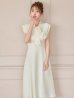 画像6: XS-Lサイズあり 【GINZA COUTURE/銀座クチュール】ネックリボン/ ノースリーブ/ ミモレ丈/ フレア/ Aライン/ ワンピース/ ミディアムドレス/ キャバドレス[OF2] (6)