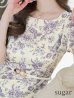 ベージュxグレー モデル：ゆめ　身長：160cm　着用サイズ：5号(XSサイズ)