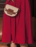 ワインレッド　モデル：ゆりお　身長：165cm　着用サイズ：7号(Sサイズ)