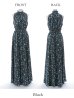 画像15: 【GINZA COUTURE/銀座クチュール】フラワープリント/ ハイネック/ ノースリーブ/ Aライン/ ロングドレス / キャバドレス long[OF2]