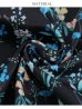 画像14: 【GINZA COUTURE/銀座クチュール】フラワープリント/ ハイネック/ ノースリーブ/ Aライン/ ロングドレス / キャバドレス long[OF2]