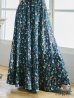 画像11: 【GINZA COUTURE/銀座クチュール】フラワープリント/ ハイネック/ ノースリーブ/ Aライン/ ロングドレス / キャバドレス long[OF2]