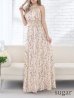 画像24: 【GINZA COUTURE/銀座クチュール】フラワープリント/ ハイネック/ ノースリーブ/ Aライン/ ロングドレス / キャバドレス long[OF2]